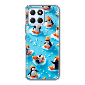 Силиконовый чехол на Huawei Honor X6 с принтом Новый год Силиконовый чехол на Huawei Honor X6 с принтом Новый год