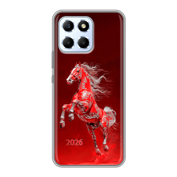 Силиконовый чехол на Huawei Honor X6 с принтом Новый год Силиконовый чехол на Huawei Honor X6 с принтом Новый год