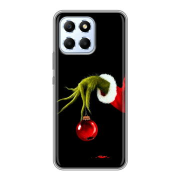Силиконовый чехол на Huawei Honor X6 с принтом Новый год Гринч Силиконовый чехол на Huawei Honor X6 с принтом Новый год Гринч