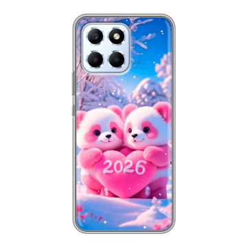 Силиконовый чехол на Huawei Honor X6 с принтом Новый год Силиконовый чехол на Huawei Honor X6 с принтом Новый год