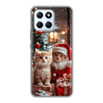 Силиконовый чехол на Huawei Honor X6 с принтом Новый год Силиконовый чехол на Huawei Honor X6 с принтом Новый год