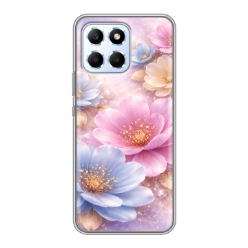 Силиконовый чехол на Huawei Honor X6 с принтом женский