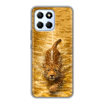 Силиконовый чехол на Huawei Honor X6 с принтом женский