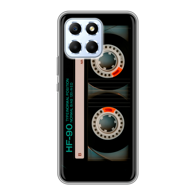 Силиконовый чехол на Huawei Honor X6 с принтом Кассета Силиконовый чехол на Huawei Honor X6 с принтом Кассета