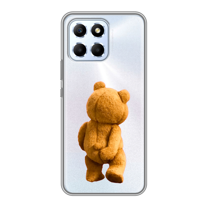 Силиконовый чехол на Huawei Honor X6 с принтом Медведь Силиконовый чехол на Huawei Honor X6 с принтом Медведь