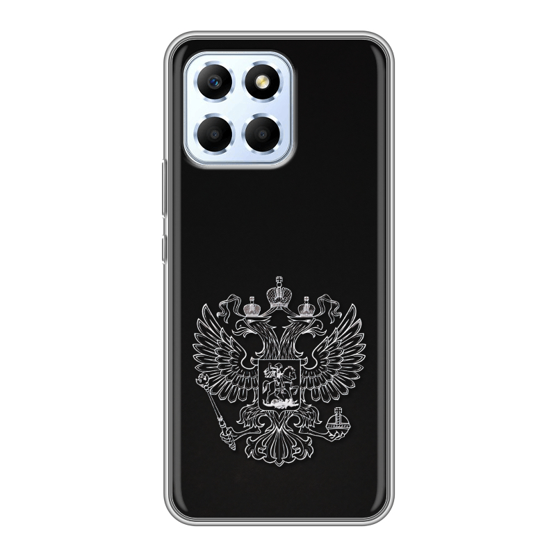 Силиконовый чехол на Huawei Honor X6 с принтом Герб России Силиконовый чехол на Huawei Honor X6 с принтом Герб России