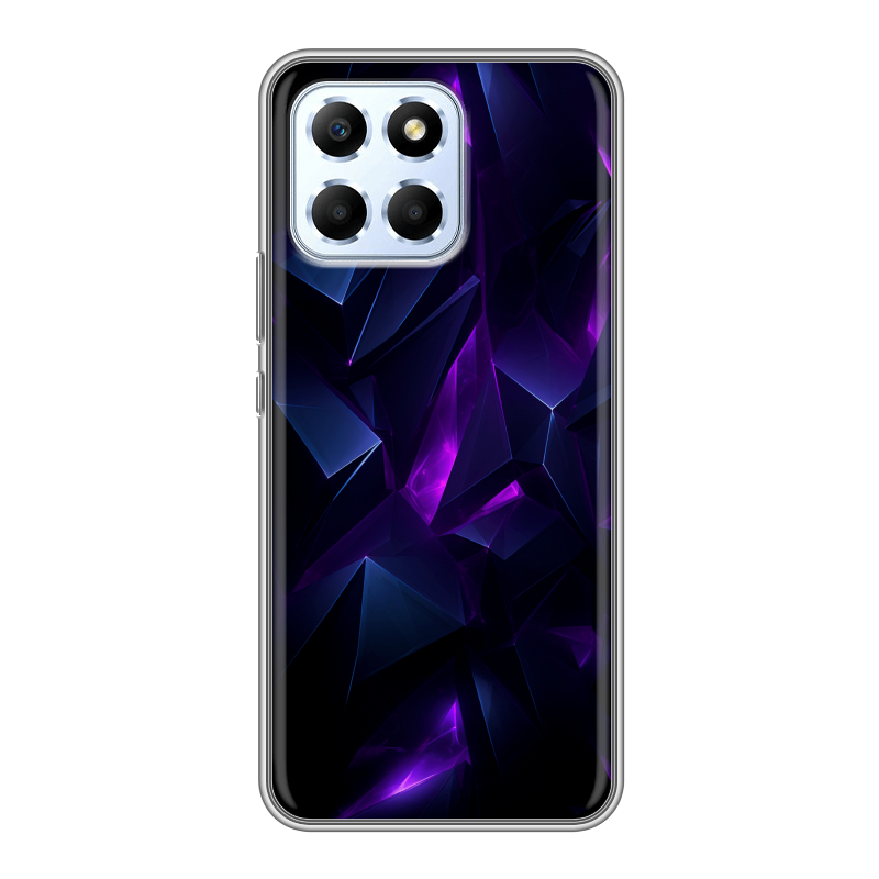 Силиконовый противоударный чехол на Huawei Honor X6 с принтом Абстракиция Силиконовый противоударный чехол на Huawei Honor X6 с принтом Абстракиция