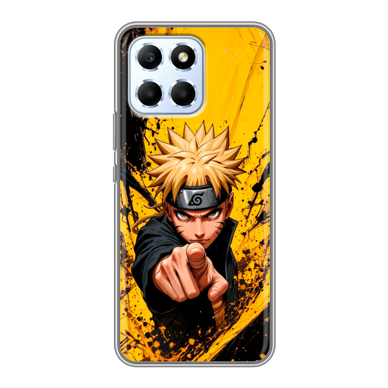Силиконовый противоударный чехол на Huawei Honor X6 с принтом Naruto Наруто Силиконовый противоударный чехол на Huawei Honor X6 с принтом Naruto Наруто