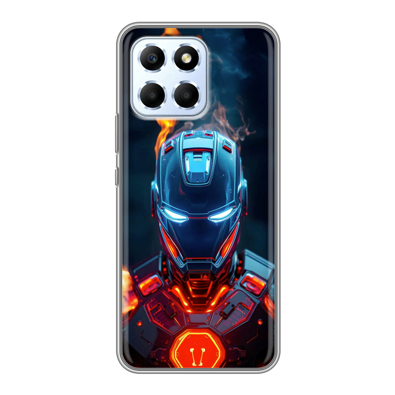 Силиконовый чехол на Huawei Honor X6 с принтом IronMan Железный человек Силиконовый чехол на Huawei Honor X6 с принтом IronMan Железный человек