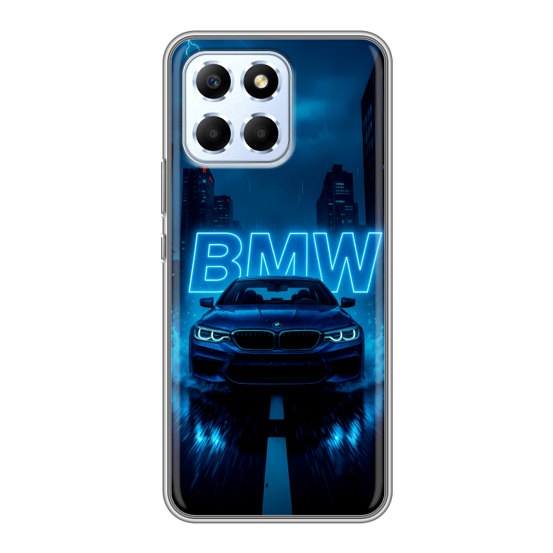 Силиконовый противоударный чехол на Huawei Honor X6 с принтом BMW БМВ Силиконовый противоударный чехол на Huawei Honor X6 с принтом BMW БМВ
