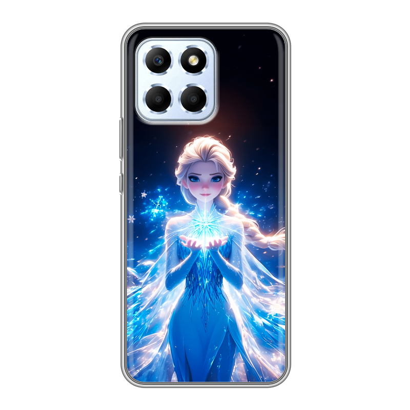 Силиконовый противоударный чехол на Huawei Honor X6 с принтом Холодное сердце Frozen Силиконовый противоударный чехол на Huawei Honor X6 с принтом Холодное сердце Frozen