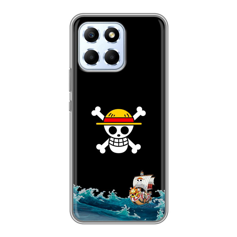Силиконовый противоударный чехол на Huawei Honor X6 с принтом One Piece Ван Пис Силиконовый противоударный чехол на Huawei Honor X6 с принтом One Piece Ван Пис