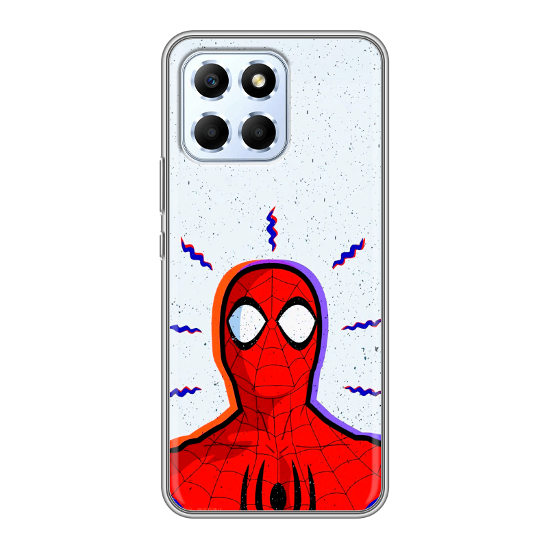 Силиконовый чехол на Huawei Honor X6 с принтом Spiderman Человек паук Силиконовый чехол на Huawei Honor X6 с принтом Spiderman Человек паук