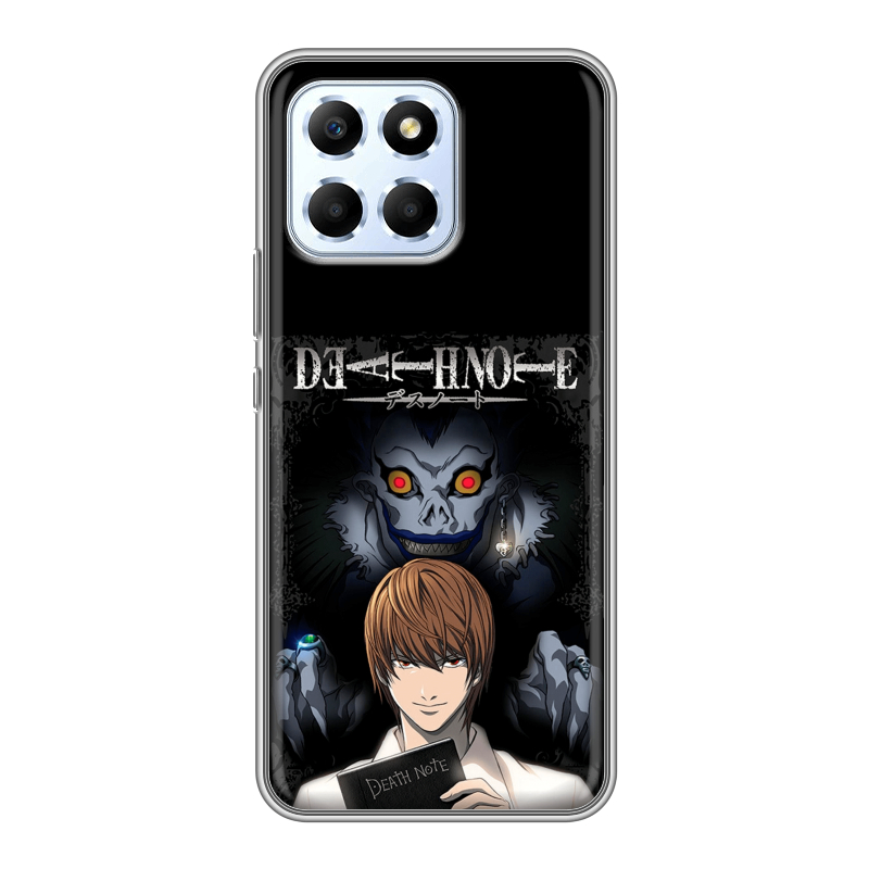Силиконовый противоударный чехол на Huawei Honor X6 с принтом Death note Тетрадь смерти Силиконовый противоударный чехол на Huawei Honor X6 с принтом Death note Тетрадь смерти