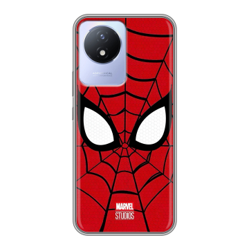 Силиконовый чехол на Vivo Y02 с принтом человек паук spiderman Силиконовый чехол на Vivo Y02 с принтом человек паук spiderman