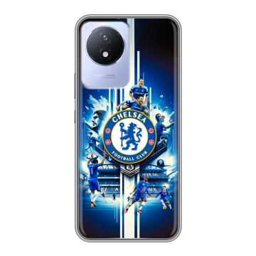 Силиконовый чехол на Vivo Y02 с принтом Chelsea Челси
