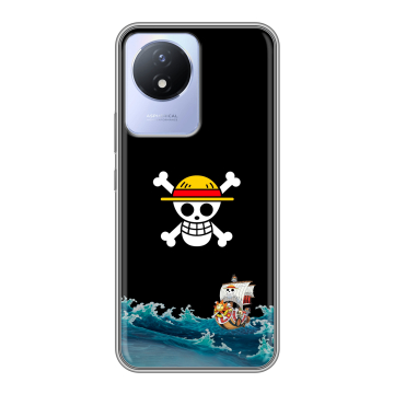 Силиконовый чехол на Vivo Y02 с принтом One Piece Ван Пис Силиконовый чехол на Vivo Y02 с принтом One Piece Ван Пис