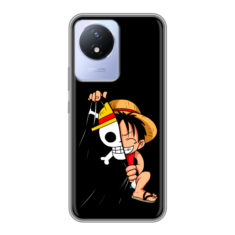 Силиконовый чехол на Vivo Y02 с принтом One Piece Ван Пис Силиконовый чехол на Vivo Y02 с принтом One Piece Ван Пис