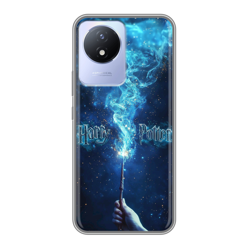 Силиконовый чехол на Vivo Y02 с принтом Harry Potter Гарри Поттер Силиконовый чехол на Vivo Y02 с принтом Harry Potter Гарри Поттер