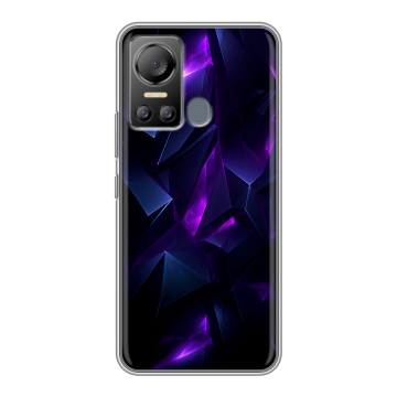 Силиконовый чехол на Itel Vision 5 с принтом Абстракиция