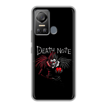 Силиконовый чехол на Itel Vision 5 с принтом Death note Тетрадь смерти Силиконовый чехол на Itel Vision 5 с принтом Death note Тетрадь смерти
