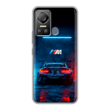 Силиконовый чехол на Itel Vision 5 с принтом BMW БМВ Силиконовый чехол на Itel Vision 5 с принтом BMW БМВ