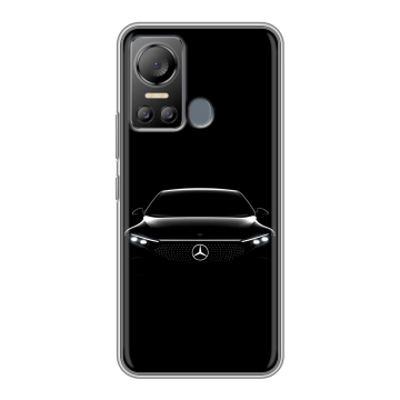 Силиконовый чехол на Itel Vision 5 с принтом Mercedes Мерседес Силиконовый чехол на Itel Vision 5 с принтом Mercedes Мерседес