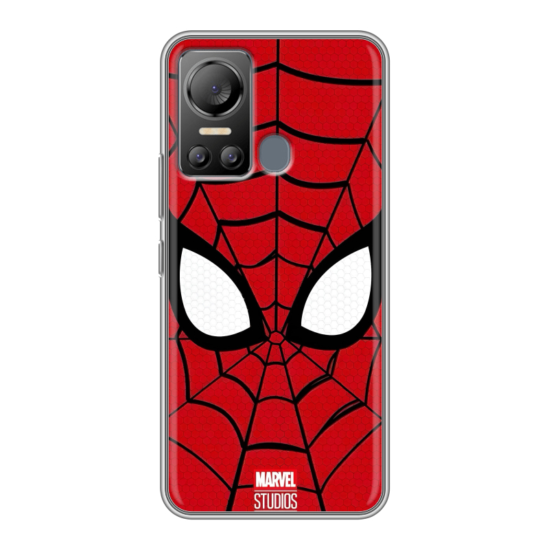 Силиконовый чехол на Itel Vision 5 с принтом человек паук spiderman Силиконовый чехол на Itel Vision 5 с принтом человек паук spiderman