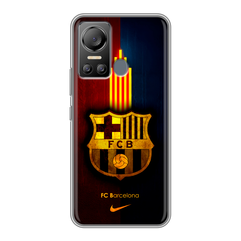 Силиконовый чехол на Itel Vision 5 с принтом Барселона Barcelona Силиконовый чехол на Itel Vision 5 с принтом Барселона Barcelona