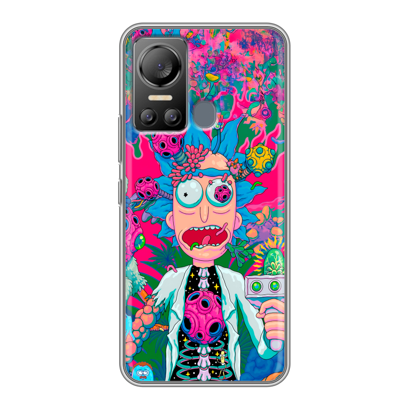 Силиконовый чехол на Itel Vision 5 с принтом Рик и Морти Rick Morty Силиконовый чехол на Itel Vision 5 с принтом Рик и Морти Rick Morty