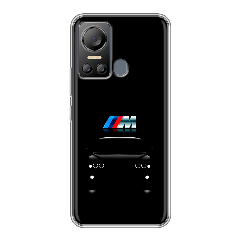 Силиконовый чехол на Itel Vision 5 с принтом БМВ BMW Силиконовый чехол на Itel Vision 5 с принтом БМВ BMW