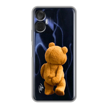 Силиконовый чехол на Itel Vision 5 Plus с принтом Медведь