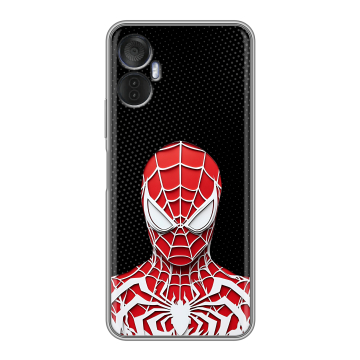 Силиконовый чехол на Itel Vision 5 Plus с принтом человек паук spiderman