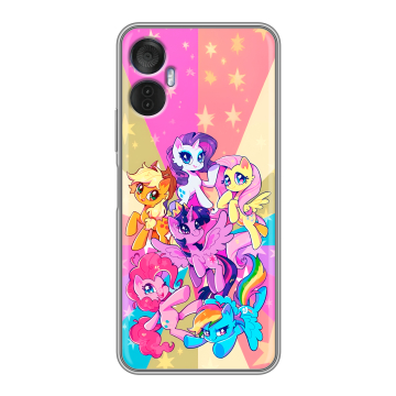 Силиконовый чехол на Itel Vision 5 Plus с принтом My little pony Дружба чудо