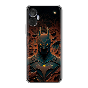 Силиконовый чехол на Itel Vision 5 Plus с принтом Batman Бэтмен