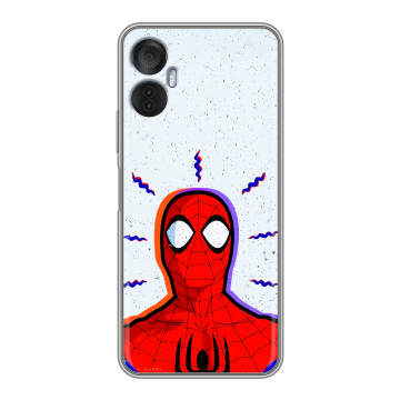 Силиконовый чехол на Itel Vision 5 Plus с принтом Spiderman Человек паук