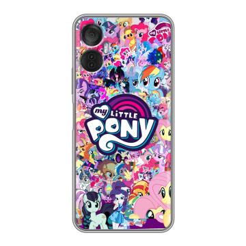 Силиконовый чехол на Itel Vision 5 Plus с принтом My little pony Дружба чудо