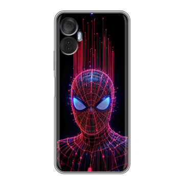 Силиконовый чехол на Itel Vision 5 Plus с принтом Spiderman Человек паук