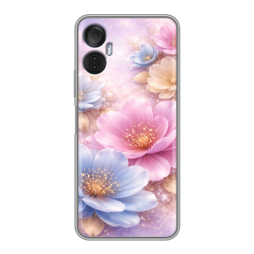 Силиконовый чехол на Itel Vision 5 Plus с принтом женский