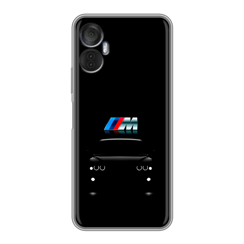 Силиконовый чехол на Itel Vision 5 Plus с принтом БМВ BMW Силиконовый чехол на Itel Vision 5 Plus с принтом БМВ BMW