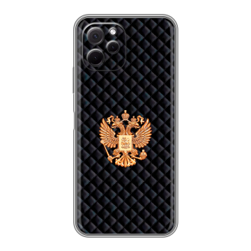 Силиконовый чехол на Huawei Nova Y61 с принтом Герб России принт Силиконовый чехол на Huawei Nova Y61 с принтом Герб России принт