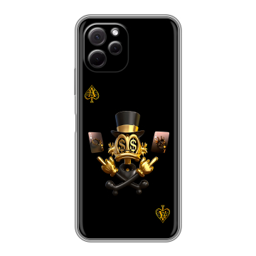 Силиконовый чехол на Huawei Nova Y61 с принтом Золотой скрудж макдак Силиконовый чехол на Huawei Nova Y61 с принтом Золотой скрудж макдак