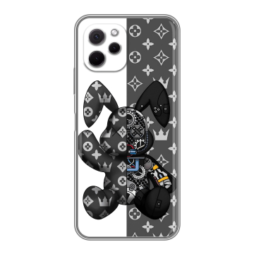 Силиконовый чехол на Huawei Nova Y61 с принтом Луи робот Силиконовый чехол на Huawei Nova Y61 с принтом Луи робот