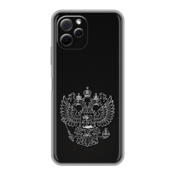 Силиконовый чехол на Huawei Nova Y61 с принтом Герб России Силиконовый чехол на Huawei Nova Y61 с принтом Герб России