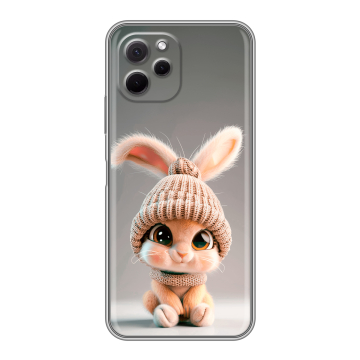 Силиконовый чехол на Huawei Nova Y61 с принтом Кролик