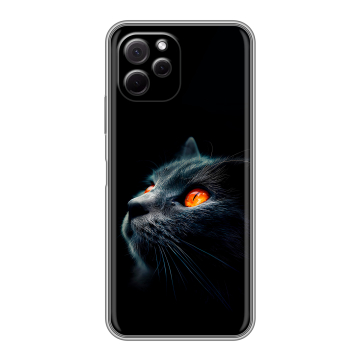 Силиконовый чехол на Huawei Nova Y61 с принтом милый котик Силиконовый чехол на Huawei Nova Y61 с принтом милый котик
