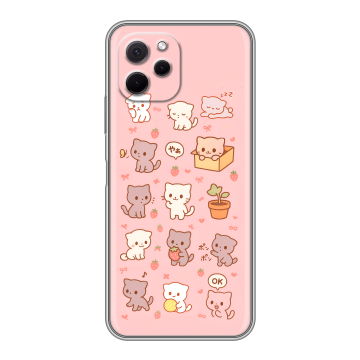 Силиконовый чехол на Huawei Nova Y61 с принтом Hello Kitty Хелоу Кити Силиконовый чехол на Huawei Nova Y61 с принтом Hello Kitty Хелоу Кити