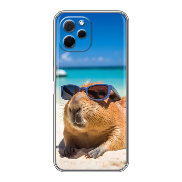 Силиконовый чехол на Huawei Nova Y61 с принтом Капибара Силиконовый чехол на Huawei Nova Y61 с принтом Капибара