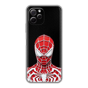 Силиконовый чехол на Huawei Nova Y61 с принтом человек паук spiderman Силиконовый чехол на Huawei Nova Y61 с принтом человек паук spiderman