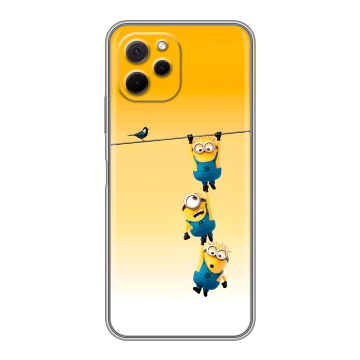 Силиконовый чехол на Huawei Nova Y61 с принтом Миньоны Силиконовый чехол на Huawei Nova Y61 с принтом Миньоны